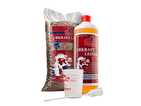 Einsteigerpaket Granulat (Leinkuchen & Leinöl)